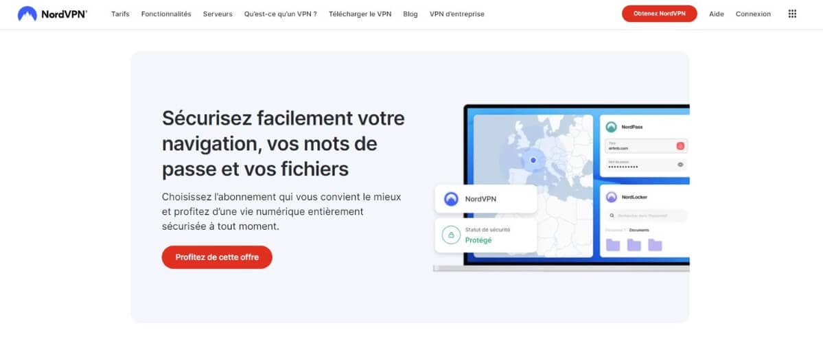 Site officiel NordVPN