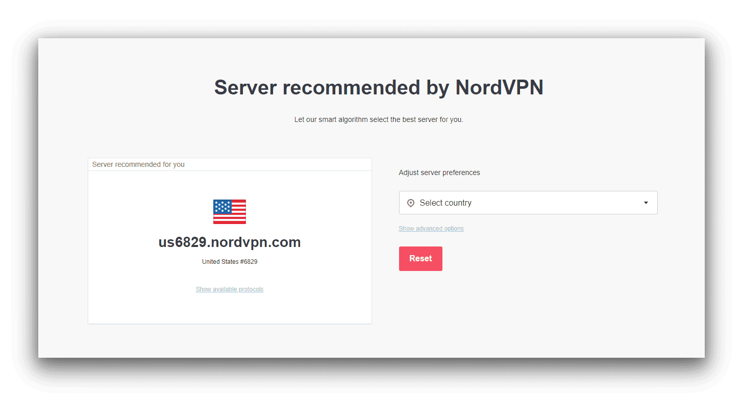 NordVPN US server config files