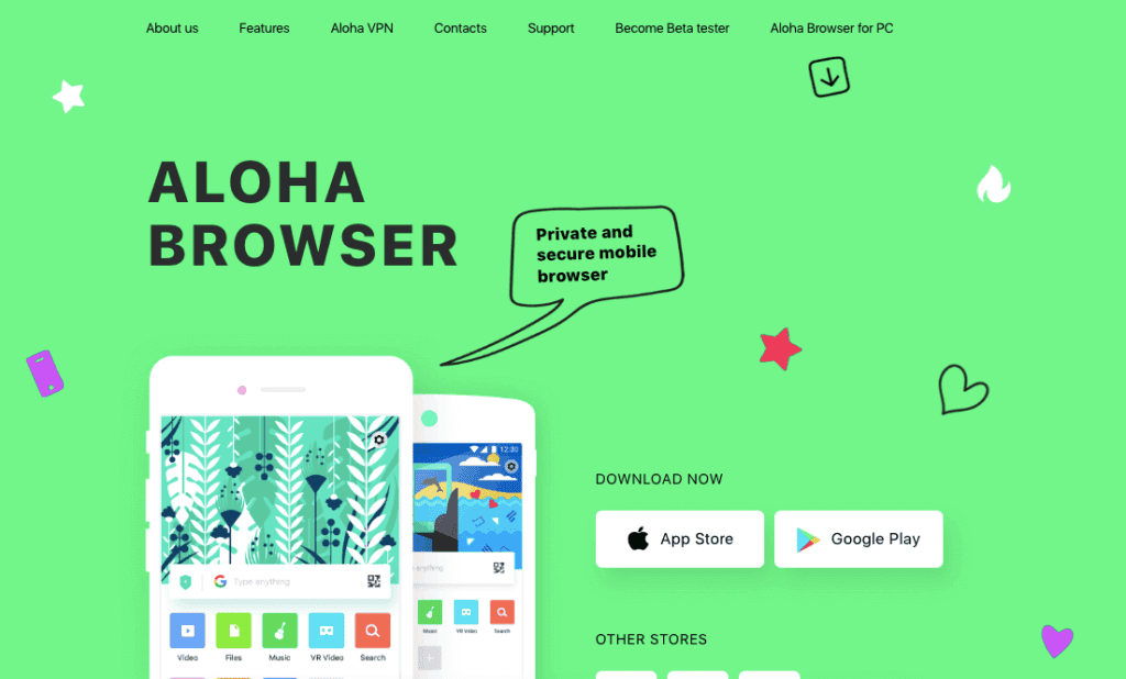 Aloha Browser - Best Unblocked browsers