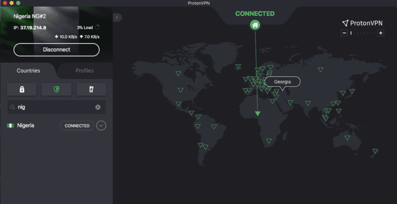 protonvpn nigeria