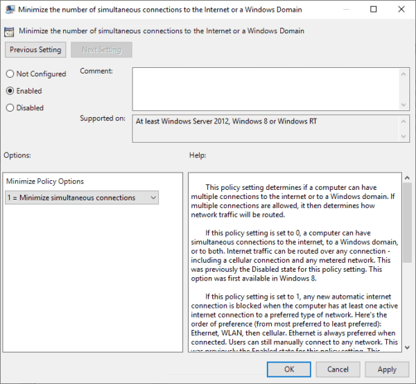 Always On VPN Trusted Network Detection