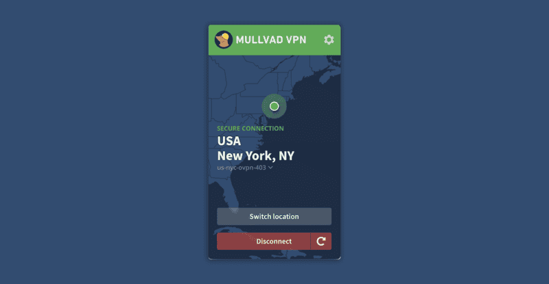mullvad new york servers