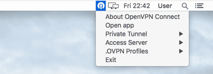 OpenVPN Mac Connection to Access Server - Step 3