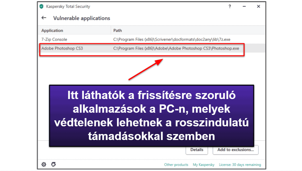 A Kaspersky biztonsági funkcionalitásáról