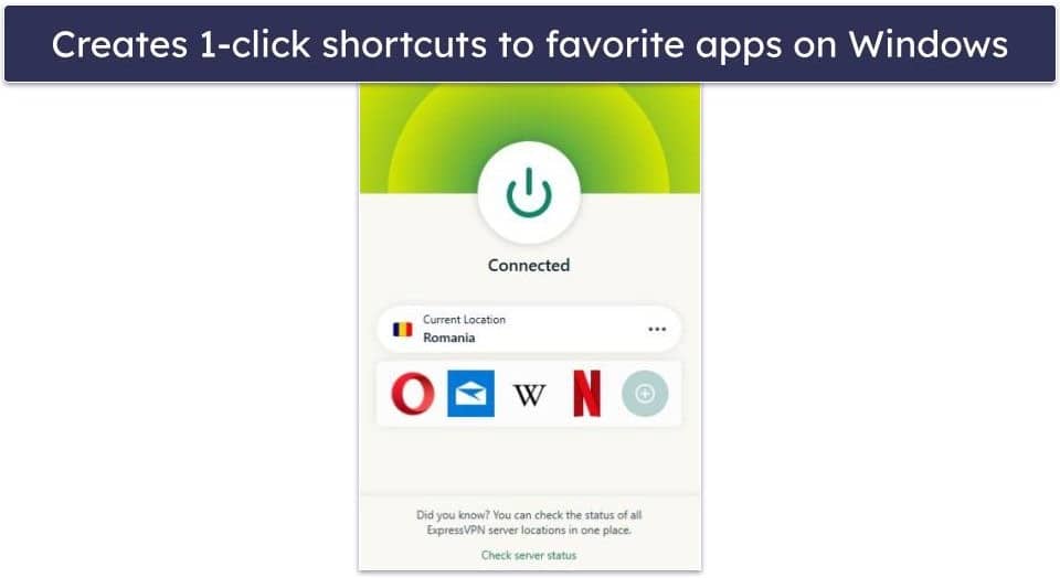 🥇 1. ExpressVPN — Best VPN for Windows in 2024