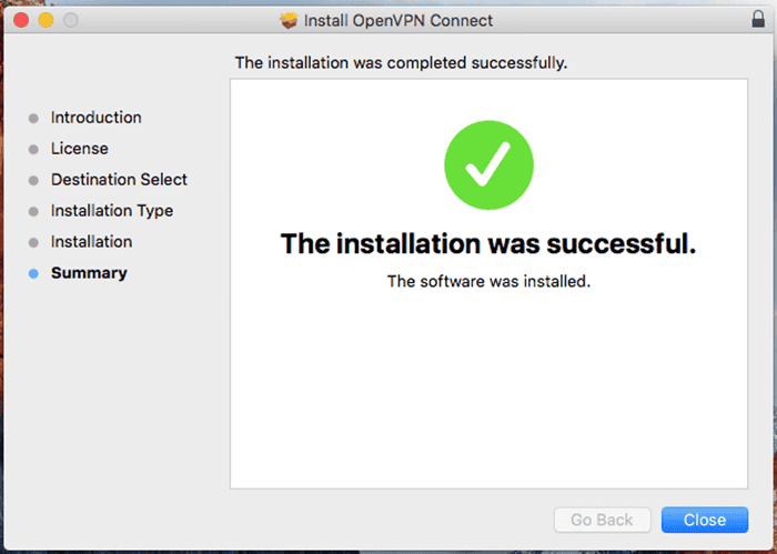 OpenVPN Mac Connection to Access Server - Step 2