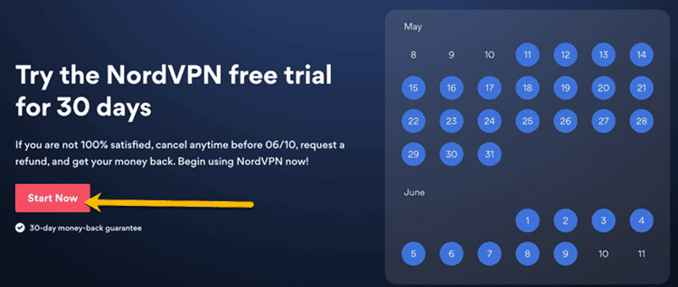 NordVPN30 Tage-Testversion