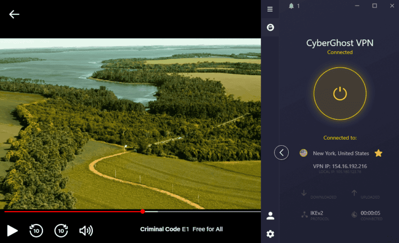 CyberGhost VPN for Netflix