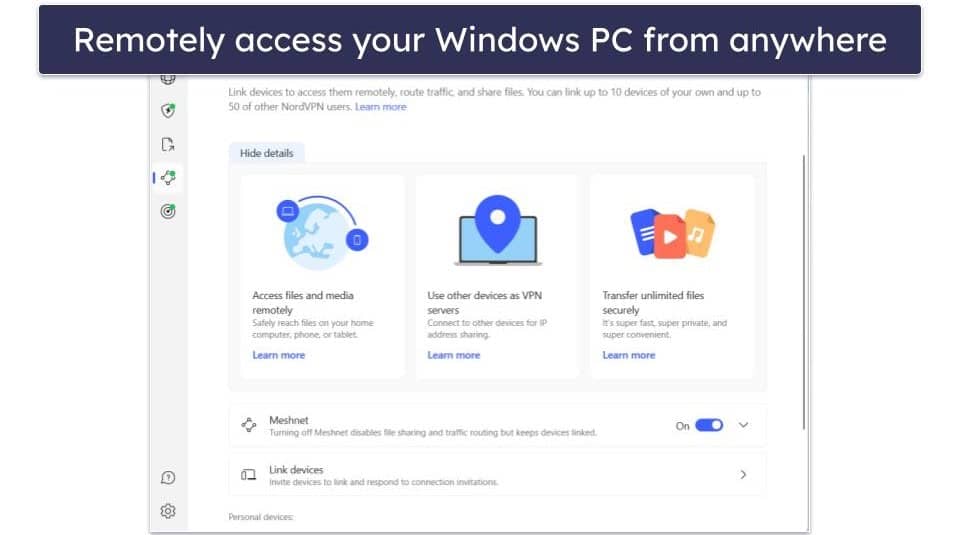 4. NordVPN — Good For Remotely &amp; Securely Accessing All Your Windows Devices