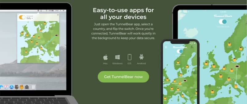 Avis sur le VPN gratuit TunnelBear : test complet sur du VPN