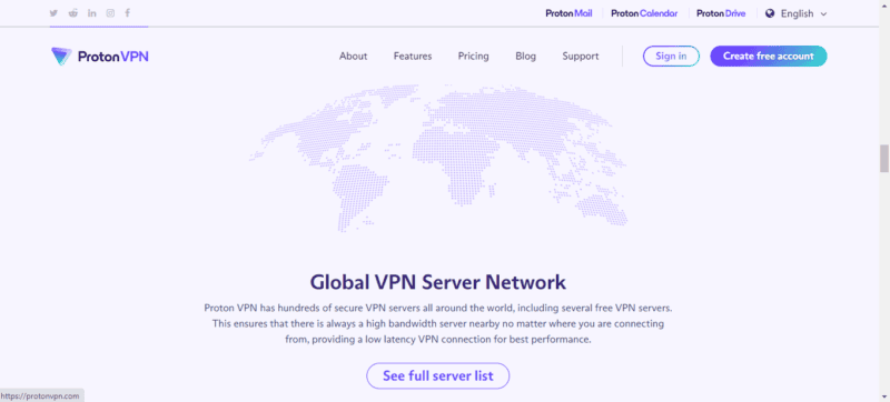 HolaAlternative-ProtonVPN-Servers