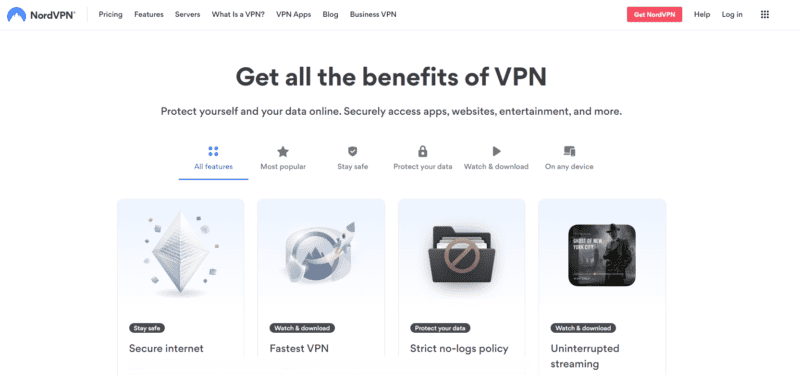 nordvpn features