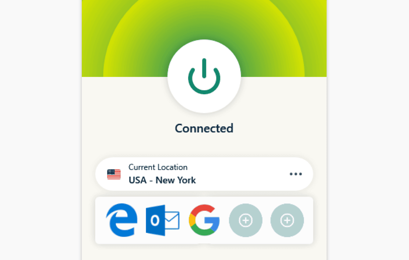 You are connected to ExpressVPN.