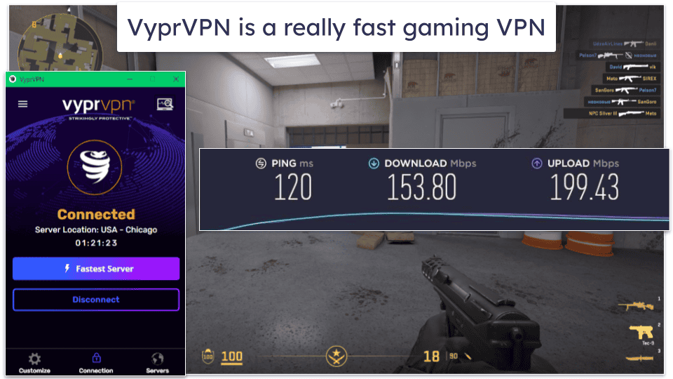 8. VyprVPN — Very Fast Gaming VPN