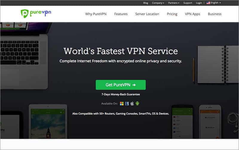 Best VPN for China: PureVPN