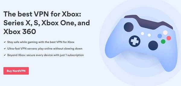 NordVPN for Xbox One Series
