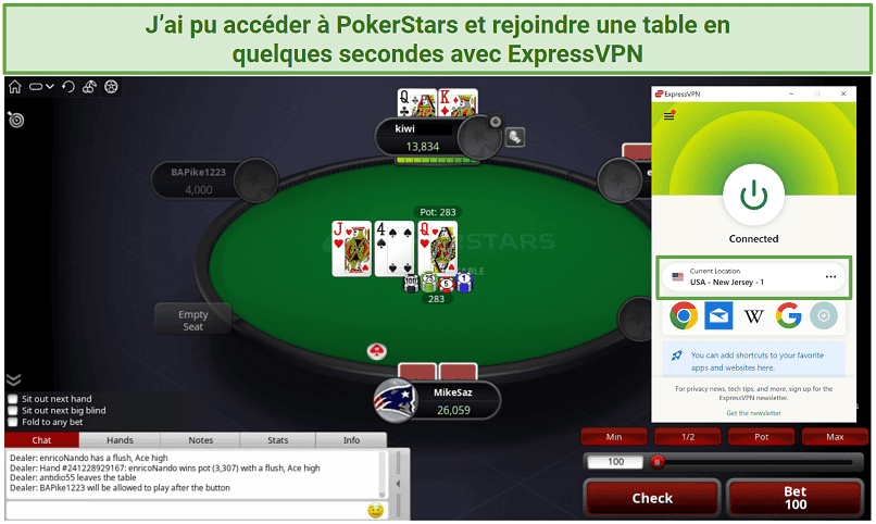 Top 5 des VPN pour le poker en ligne en 2024