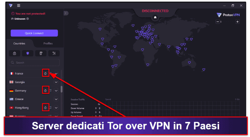 7. Proton VPN — Eccellenti funzioni di privacy  evelocità elevate