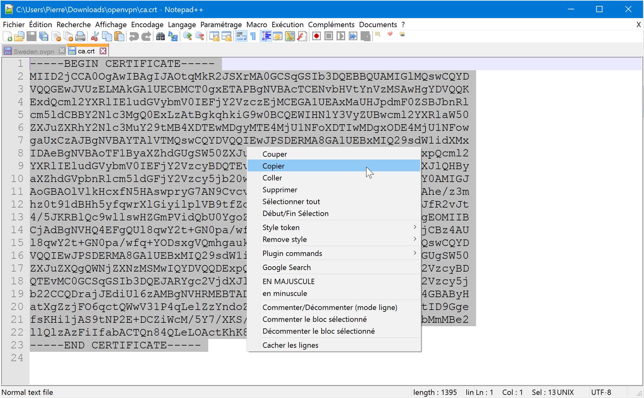 configurer-le-client-vpn-de-la-freebox-copier-ca-crt