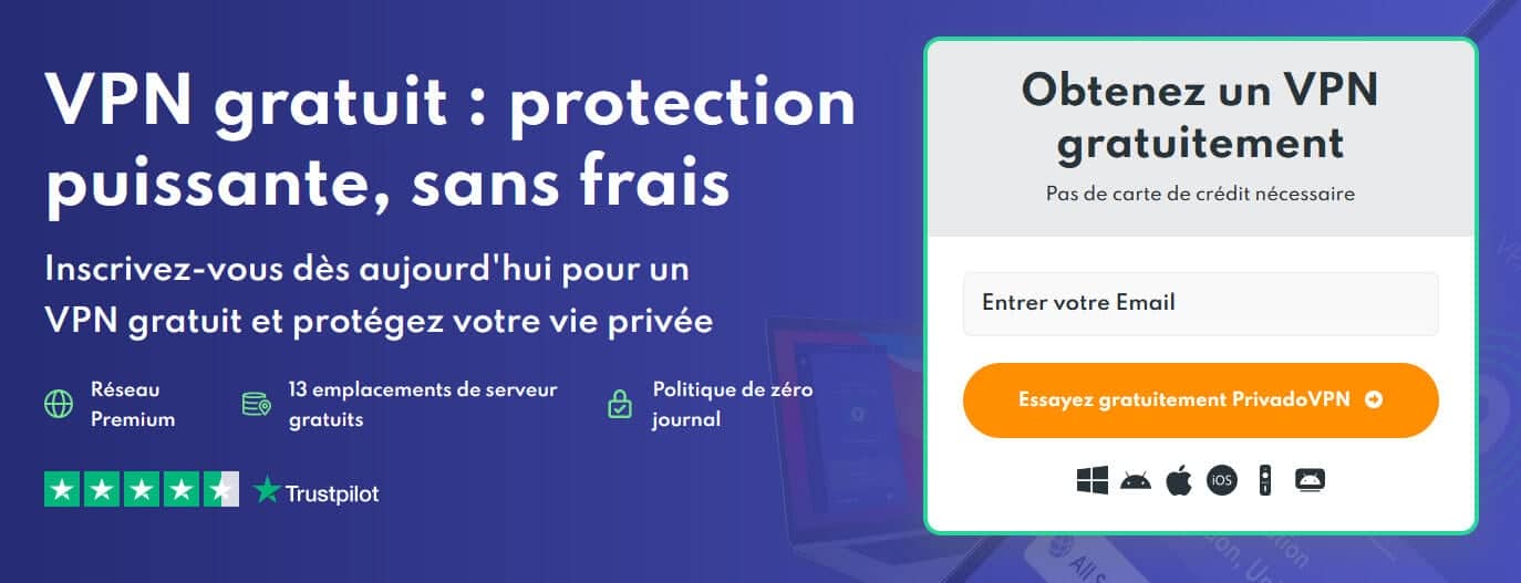 Privadovpn Offre Vpn Gratuite