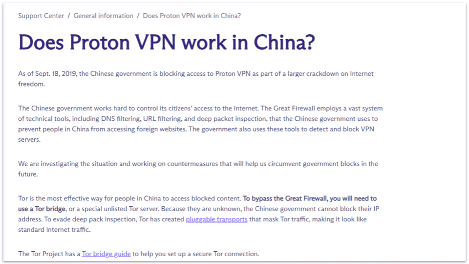 Does Proton VPN Work in China in 2024? No, but Read On