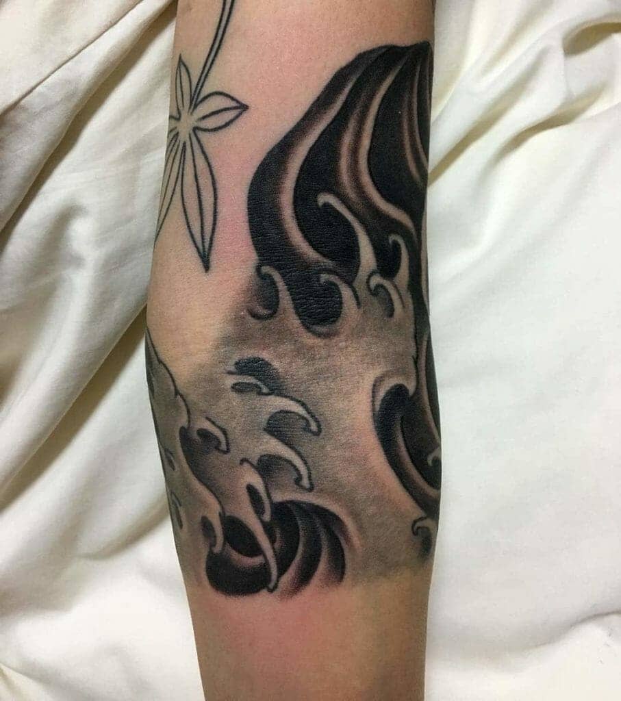 japanese wave tattoo