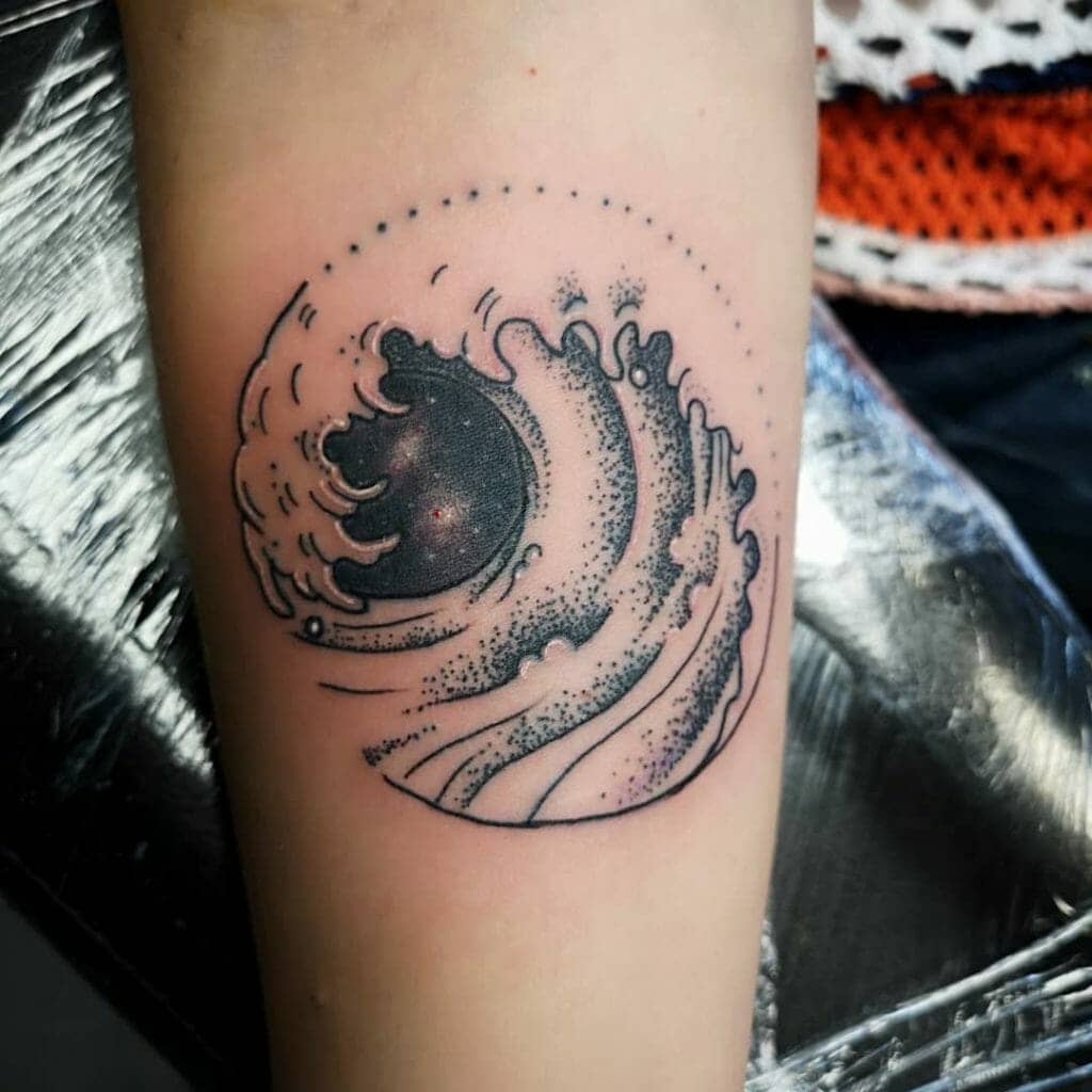 japanese wave tattoo