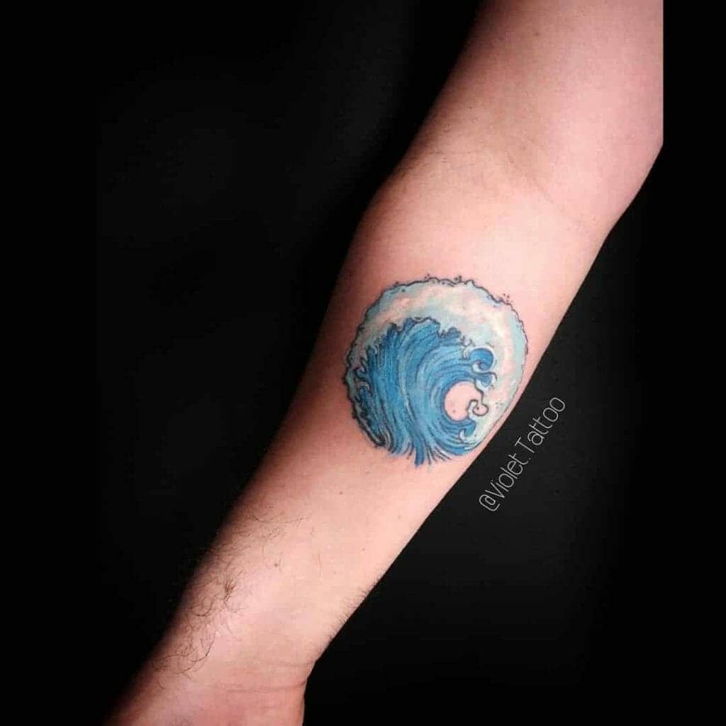 japanese wave tattoo