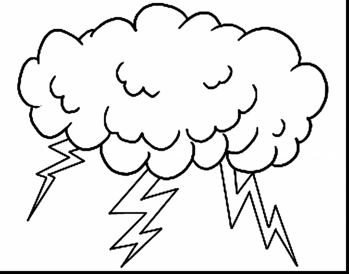 1155x907 Rain Cloud Coloring Pages To Pretty Draw