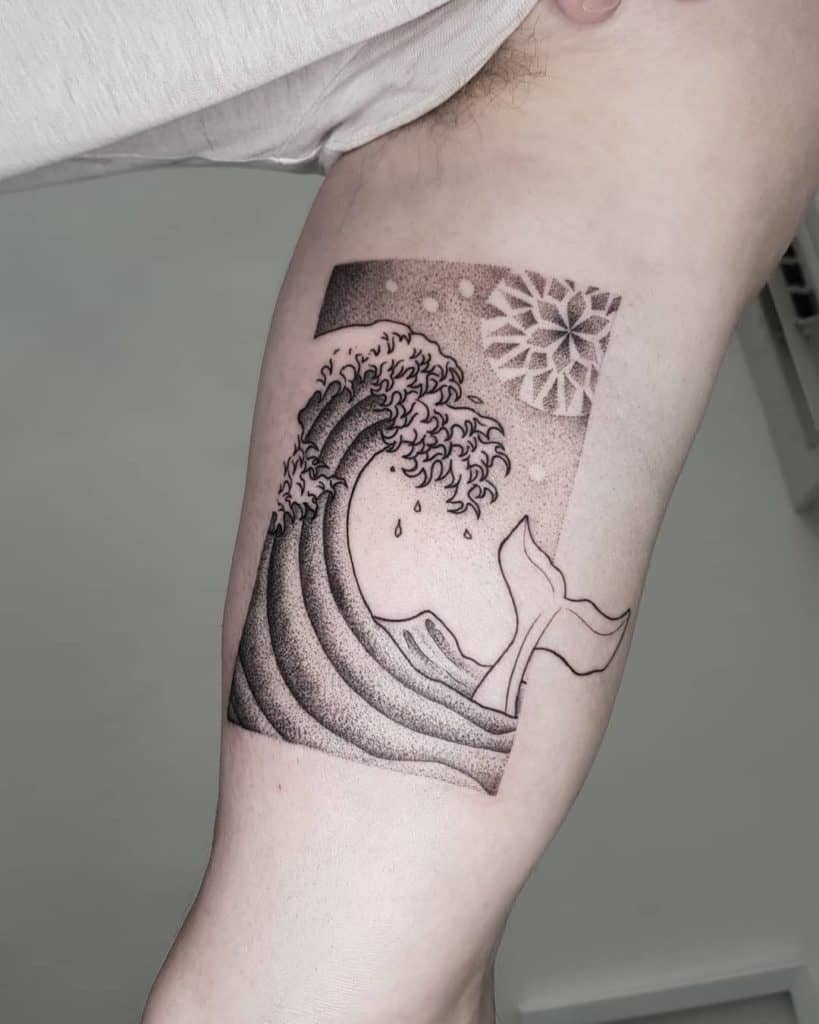 japanese wave tattoo