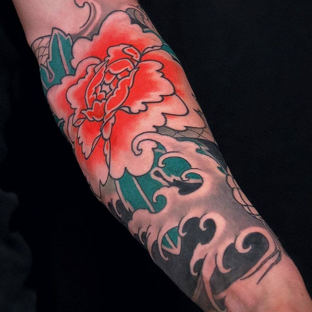 japanese wave tattoo