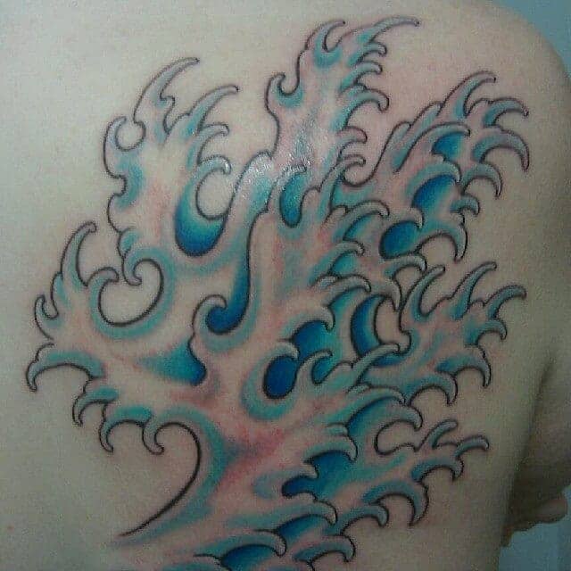 japanese wave tattoo