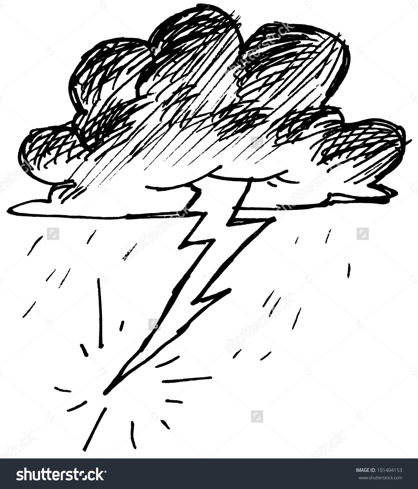 1366x1600 How To Draw Lightning Bolts Step 5. How To Draw A Cartoon