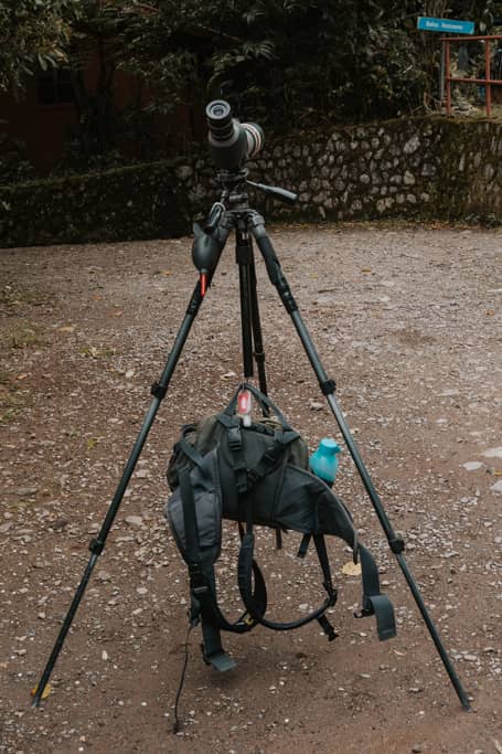 naturalist guide gear at Monteverde Cloud Forest Biological Preserve