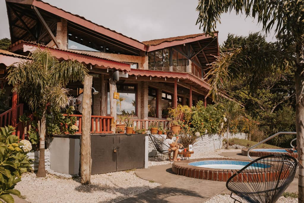 lodge with jacuzzi near Monteverde Cloud Forest Costa Rica