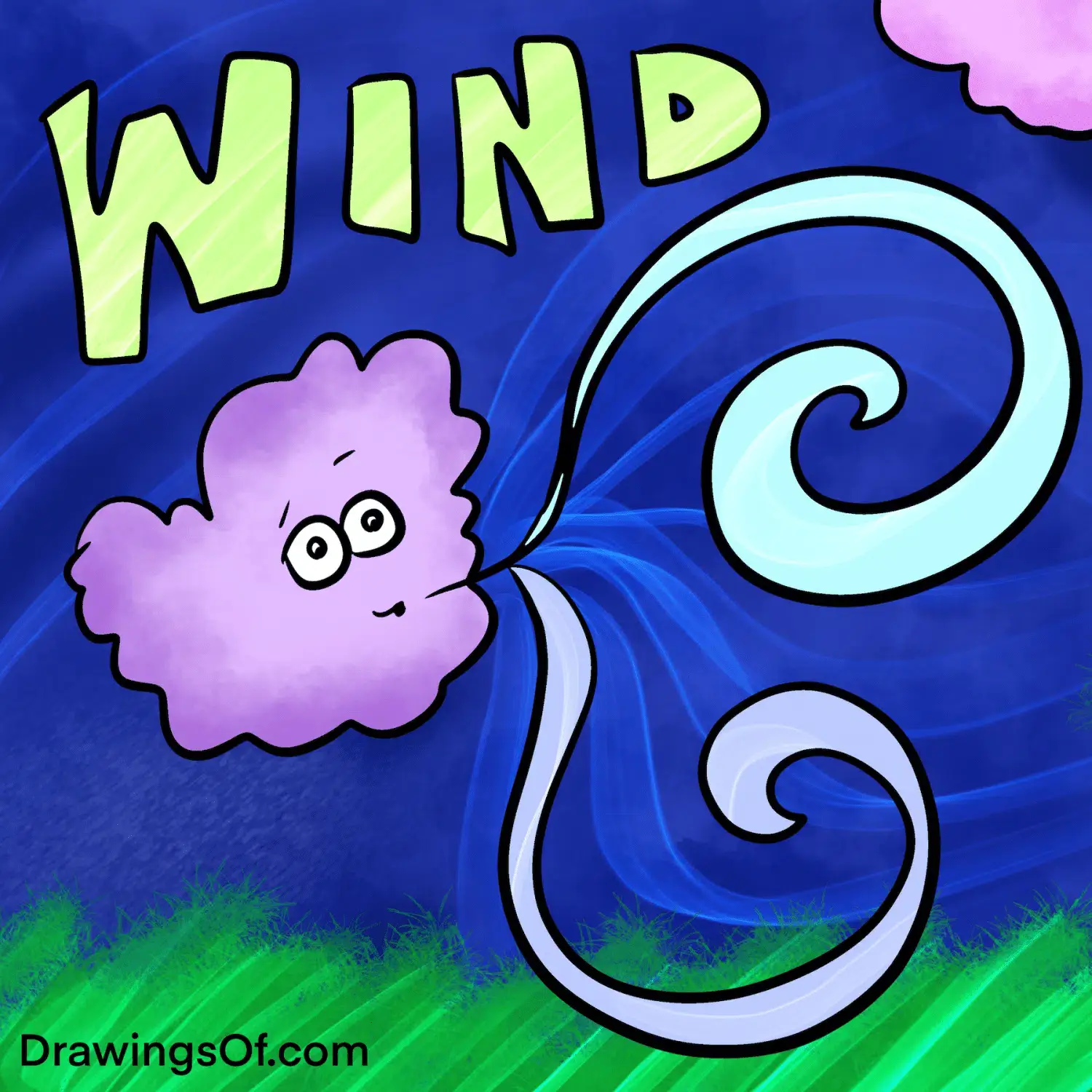 How to draw the wind