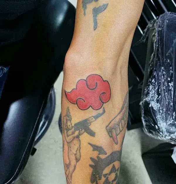 Akatsuki Cloud Tattoo 1