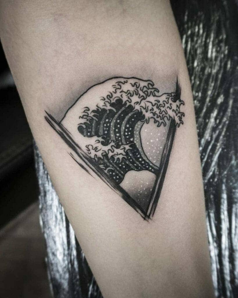 japanese wave tattoo