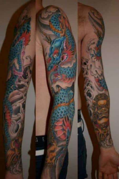 32 Japanese Tattoo Full Sleeve