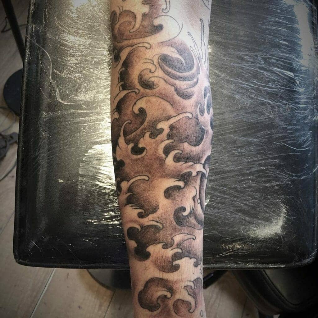 japanese wave tattoo