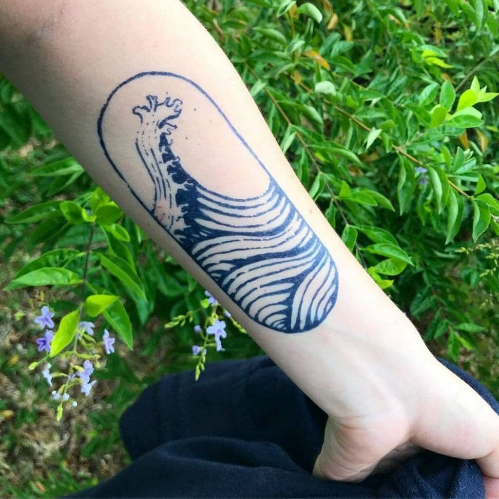 japanese wave tattoo