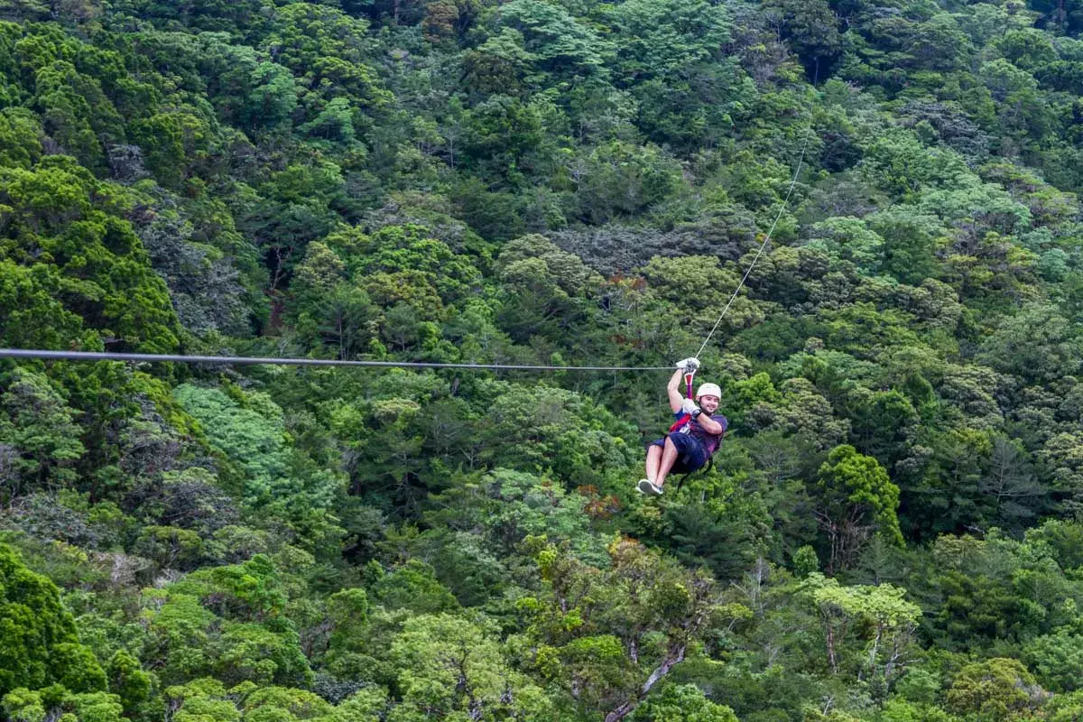 Ziplining in Monteverde, Costa Rica