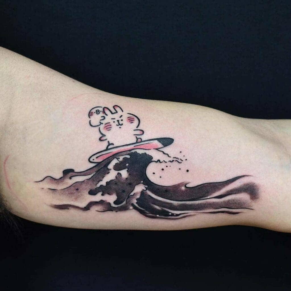 japanese wave tattoo