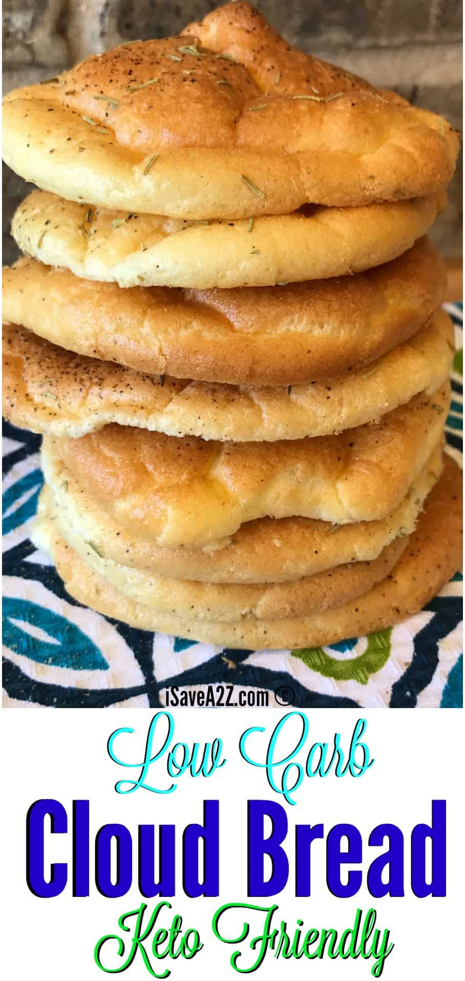 Low Carb Cloud Bread Recipe Made with Baking Soda (Baking Powder)