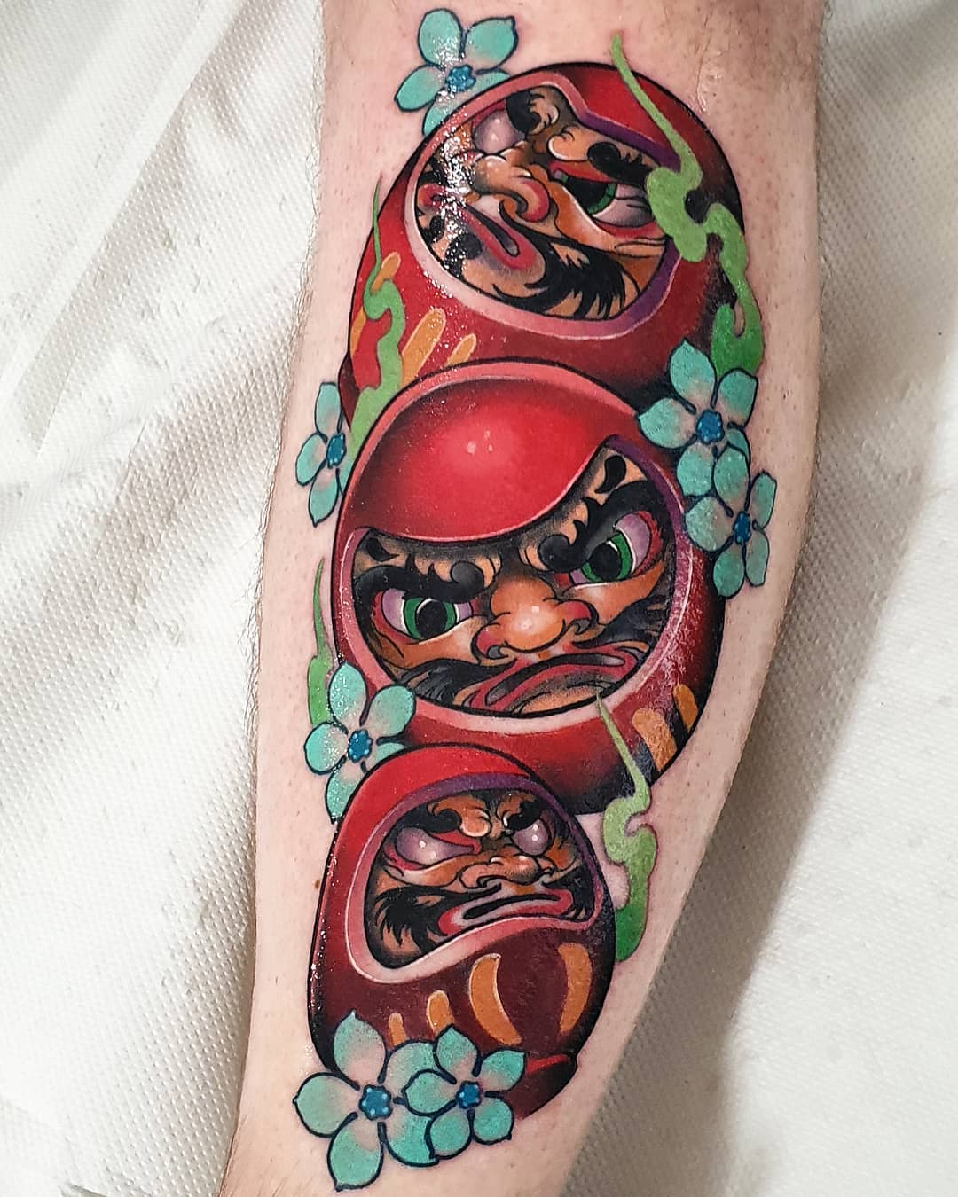 Japanese Daruma Doll Tattoo