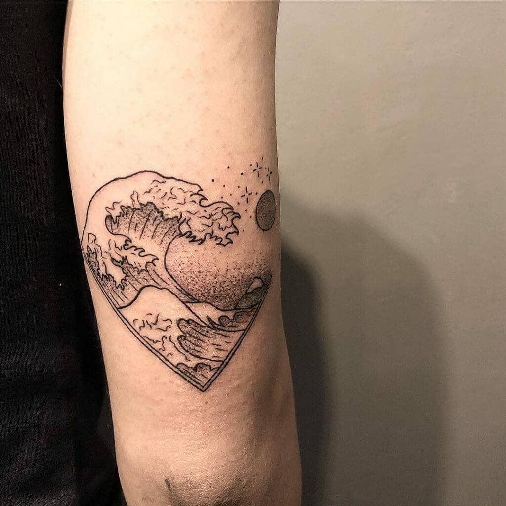 japanese wave tattoo