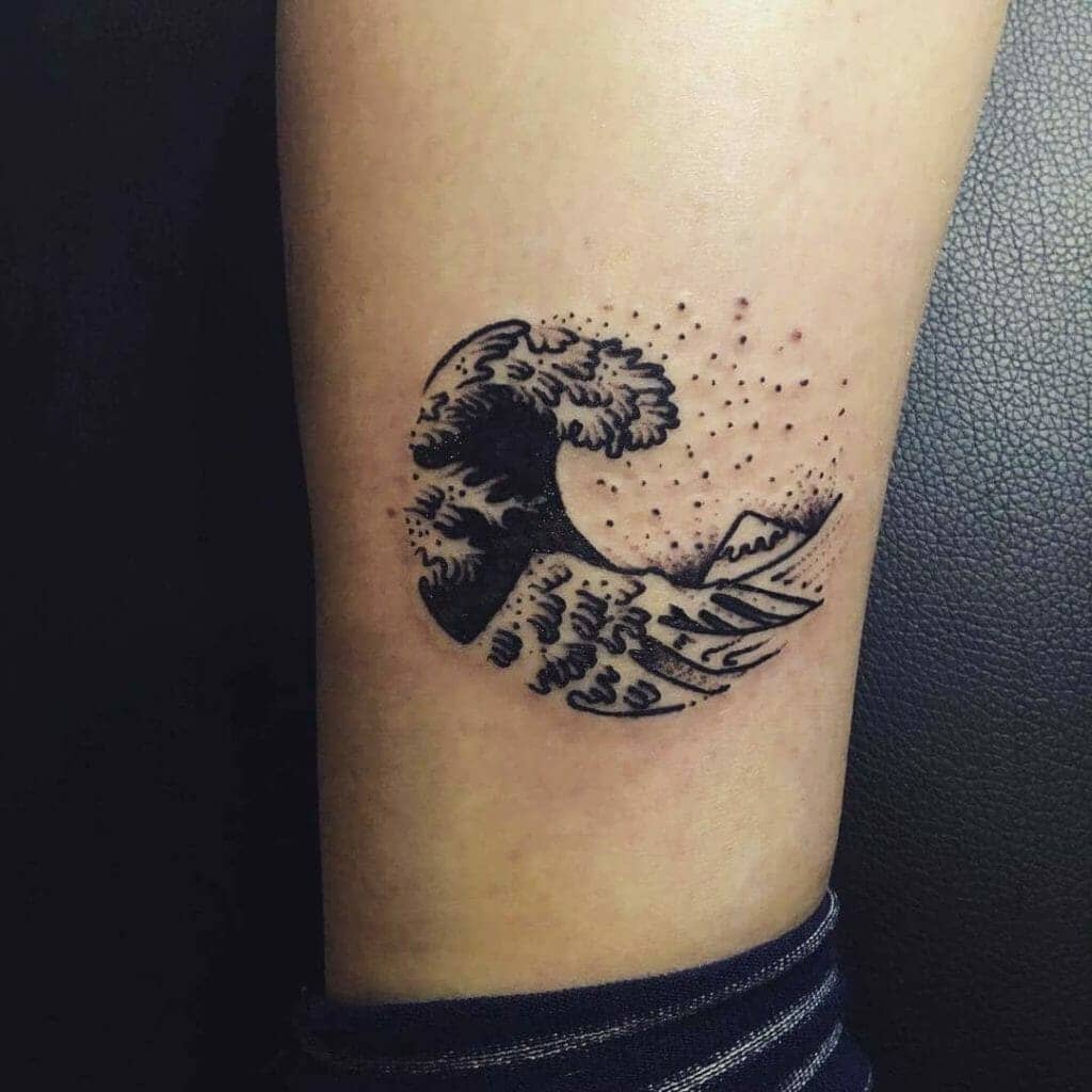 japanese wave tattoo