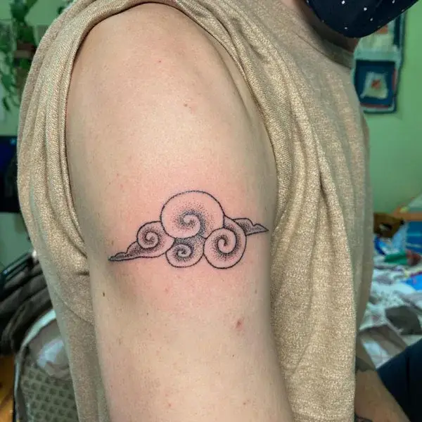 Small Cloud Tattoo 2