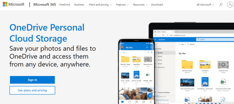 get onedrive family cloud storage