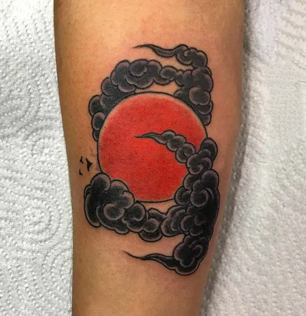 Japanese Cloud Tattoo 1